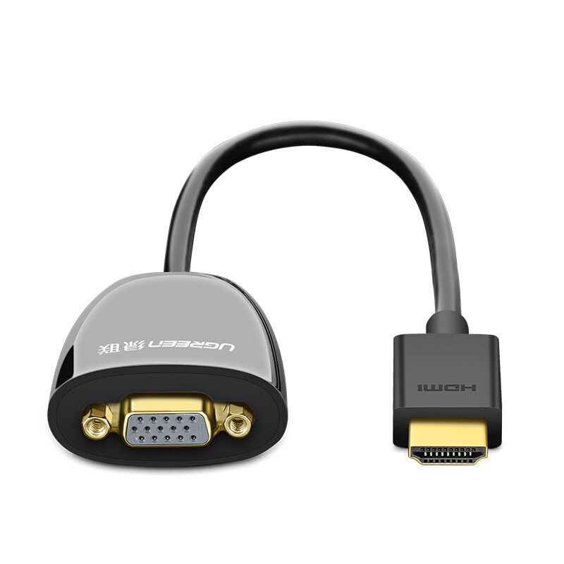 绿联 40253 转换器 HDMI转VGA线 黑色按（个）销售