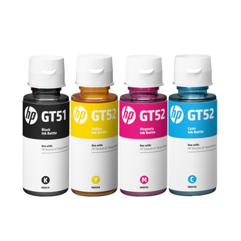 惠普 M0H54AA 墨水瓶 GT52 青色 8000页 适用310/318/319/410/418/419/511/518/519/618按瓶销售