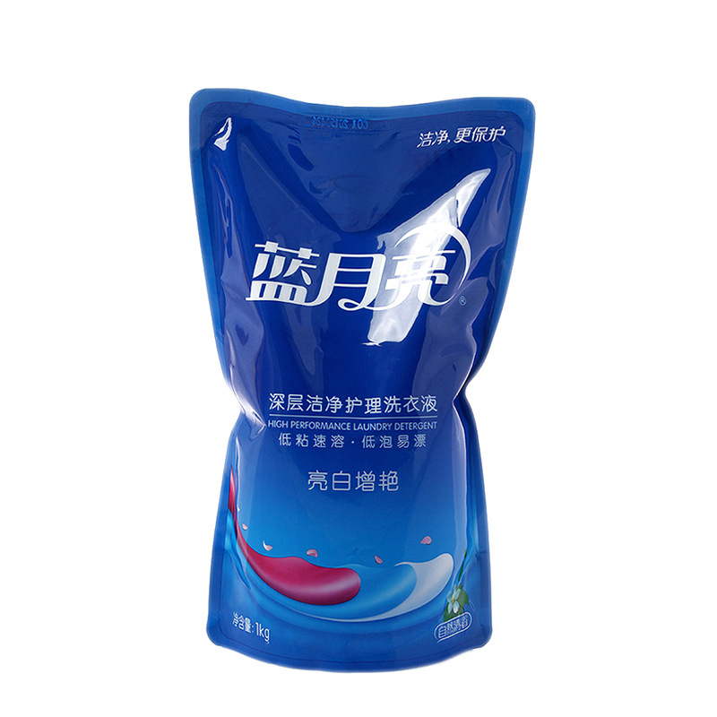 蓝月亮 自然香 亮白增艳洗衣液袋装 1kg按(袋)销售 蓝月亮 自然香 亮白增艳洗衣液袋装 1kg按(袋)销售