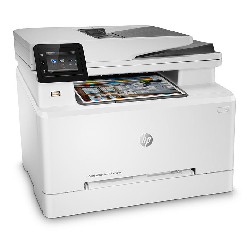 惠普 Color LaserJet Pro MFP M280nw 彩色激光多功能一体机 A4 白色  打印、复印、扫描、有线网络、无线网络按台销售