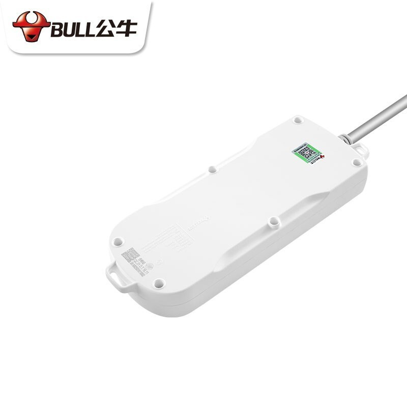 公牛 GN-609（新） 单控六联插座 5米 蓝白色按（个）销售