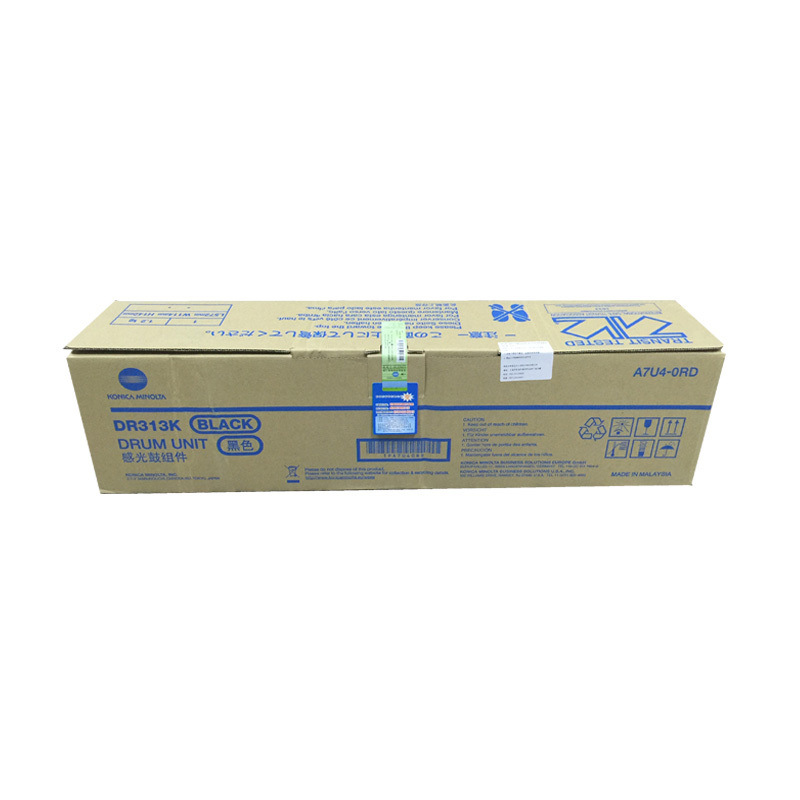 柯尼卡美能达 DR313K 感光鼓（不含粉） 120000页 黑色 单支 适用柯尼卡美能达Bizhub308/368彩色复印机按支销售