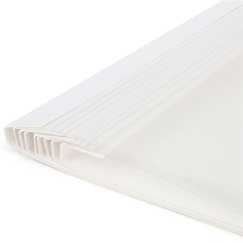 得力 3869 热熔封套 热熔装订机专用装订封皮 A4/8mm 10个装 透明色 包按（包）销售