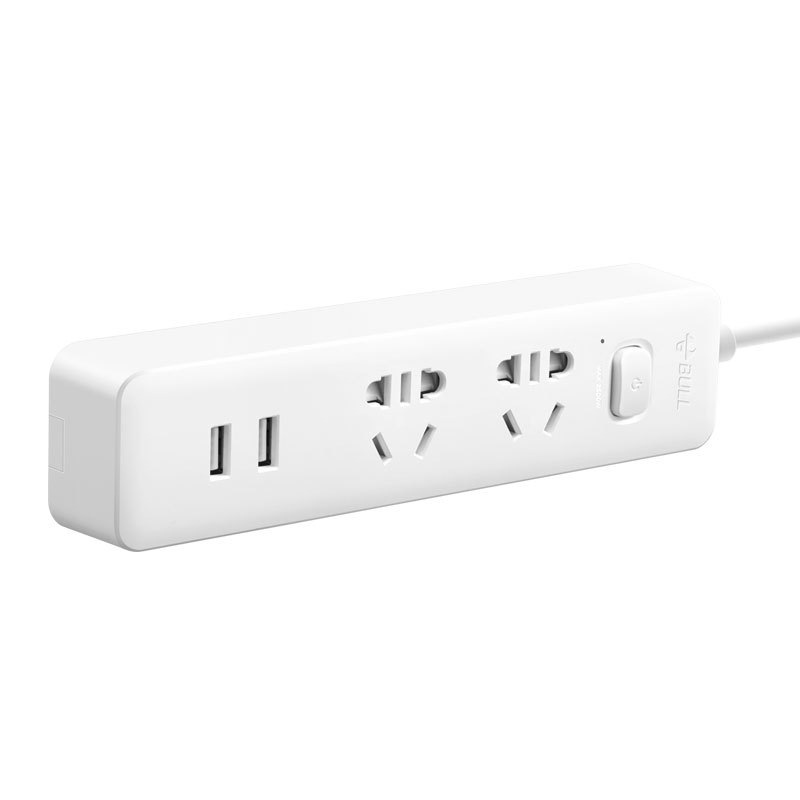 公牛 GNV-UUA122（新） 单控二联插座 带USB 1.5米 白色按个销售