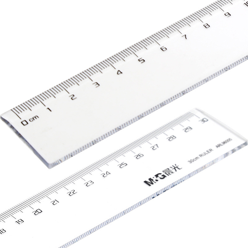 晨光 ARL96005 塑料尺子 30cm按把销售