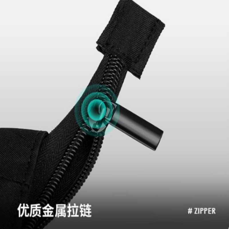 得力 5573 手提拉链袋 390*300mm 黑色按个销售