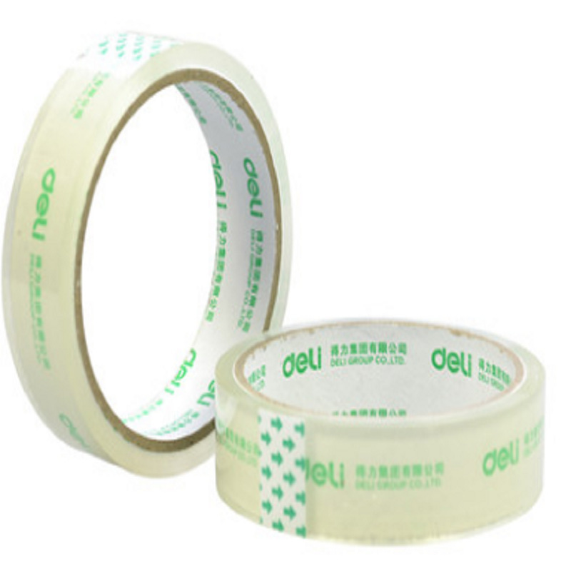 得力 30130 封箱胶带 24mm*30y*50um (12卷/筒) 透明色按（筒）销售