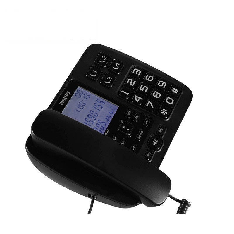 飞利浦 CORD168 电话机 办公家用 来电报号 黑色按(台)销售 飞利浦 CORD168 电话机 办公家用 来电报号 黑色按(台)销售