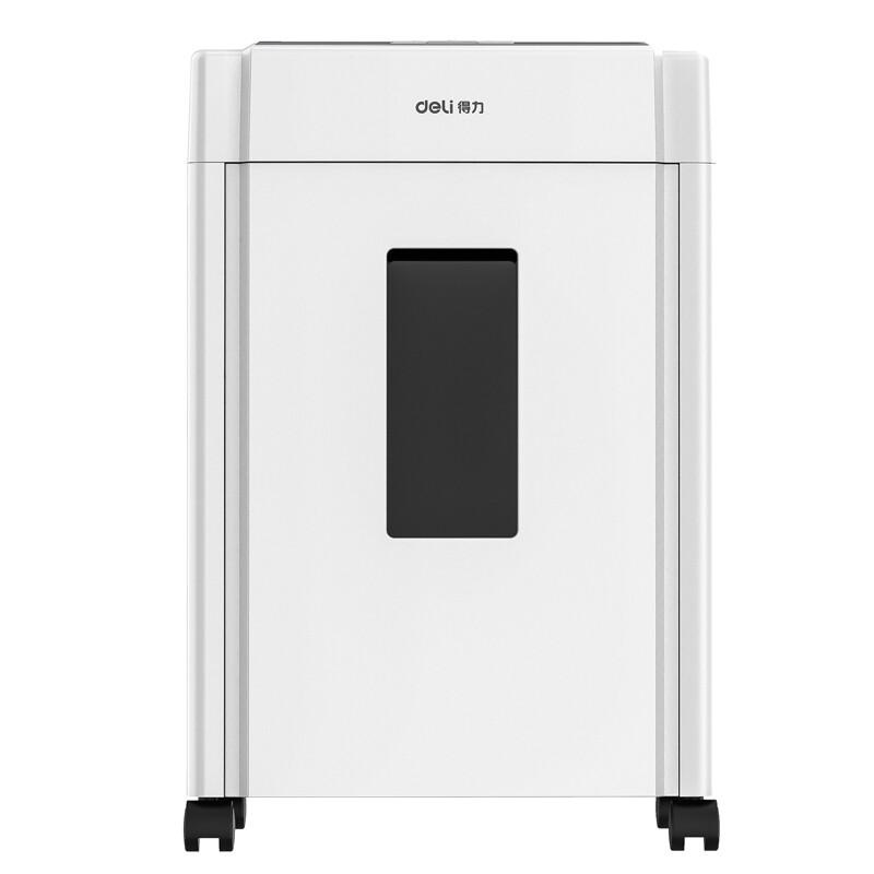 得力 9904 碎纸机 德标4级 （单次8张 20L 持续10分钟 可碎卡碎光盘） 黑色按（个）销售