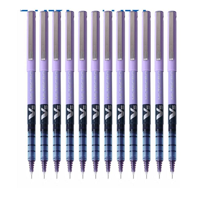 百乐 BX-V5-V V5威宝走珠笔 0.5mm 12支/盒 紫色按支销售