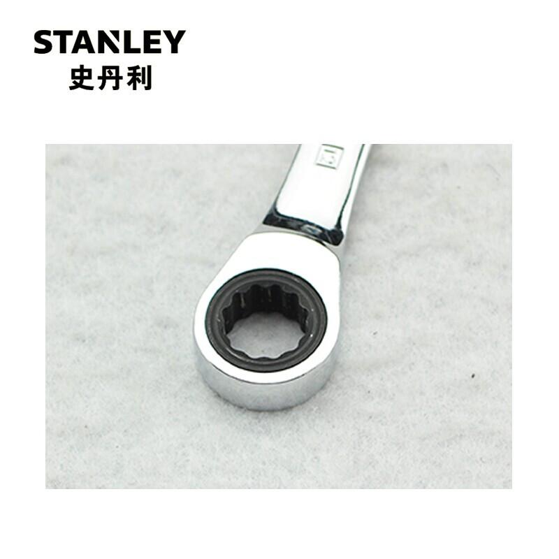 史丹利 91-877-1L-22 公制精抛光双向棘开两用快扳 27mm按（把）销售