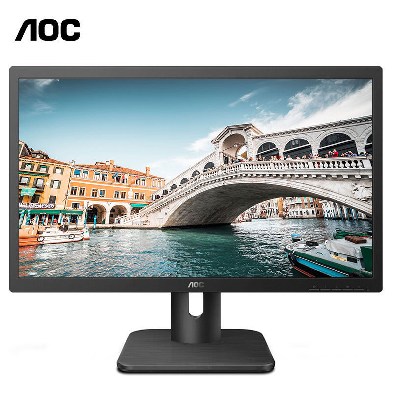 AOC 22E1H 液晶显示器 21.5英寸 VGA+HDMI接口 黑色按台销售