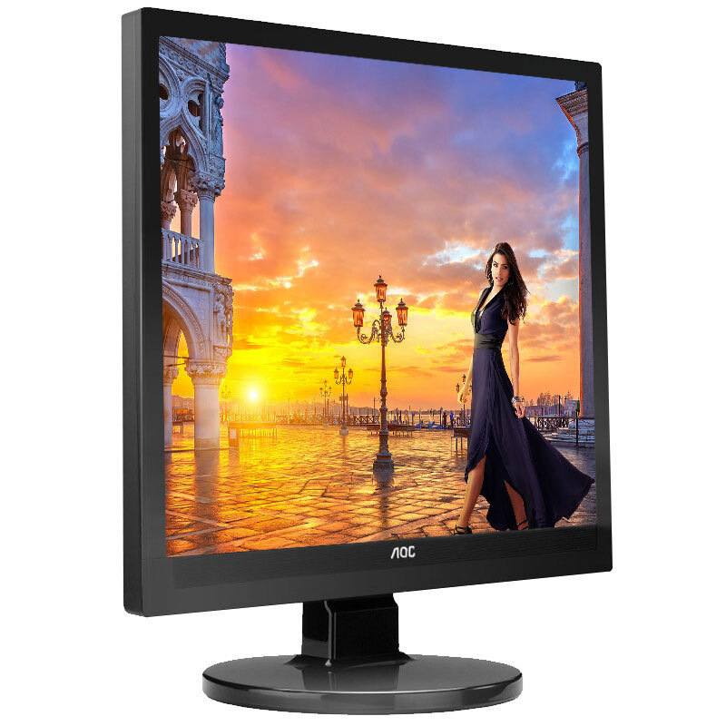 AOC E719SD/BK 液晶显示器 17英寸 5:4方屏 VGA+DVI接口 黑色按台销售 AOC E719SD/BK 液晶显示器 17英寸 5:4方屏 VGA+DVI接口 黑色按台销售
