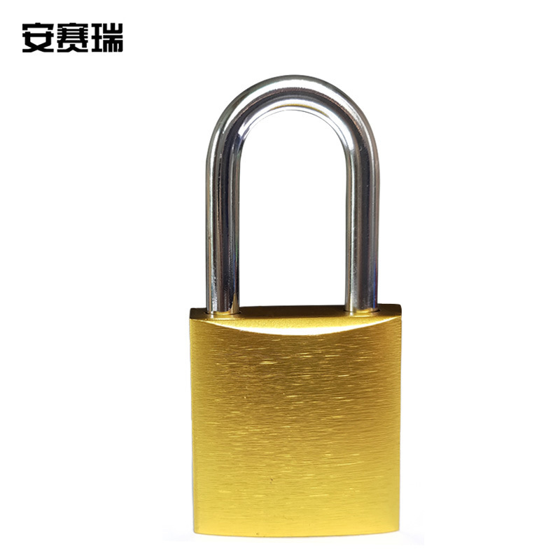 安赛瑞 14693 铝合金安全挂锁（黄） 锁梁Φ6mm按（把）销售