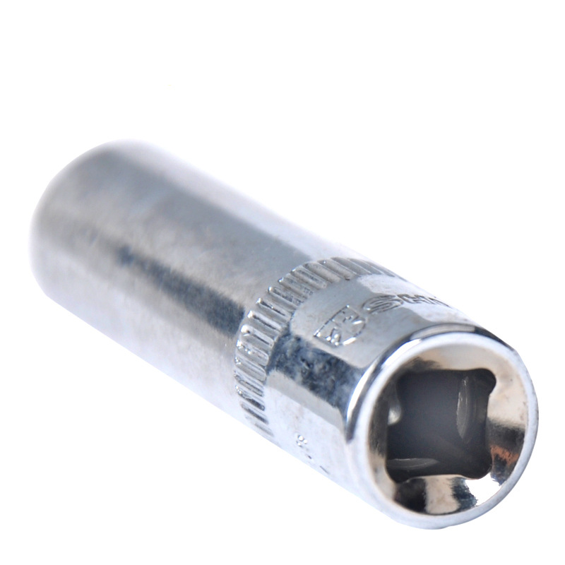 钢盾 S010207 6.3mm系列公制6角加长套筒7mm按(个)销售 钢盾 S010207 6.3mm系列公制6角加长套筒7mm按(个)销售