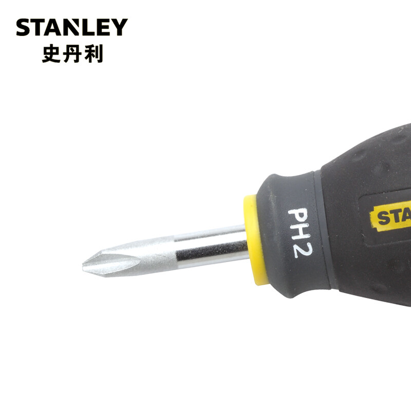 史丹利 65-407-14 三色柄十字螺丝批 PH2x30mm按把销售