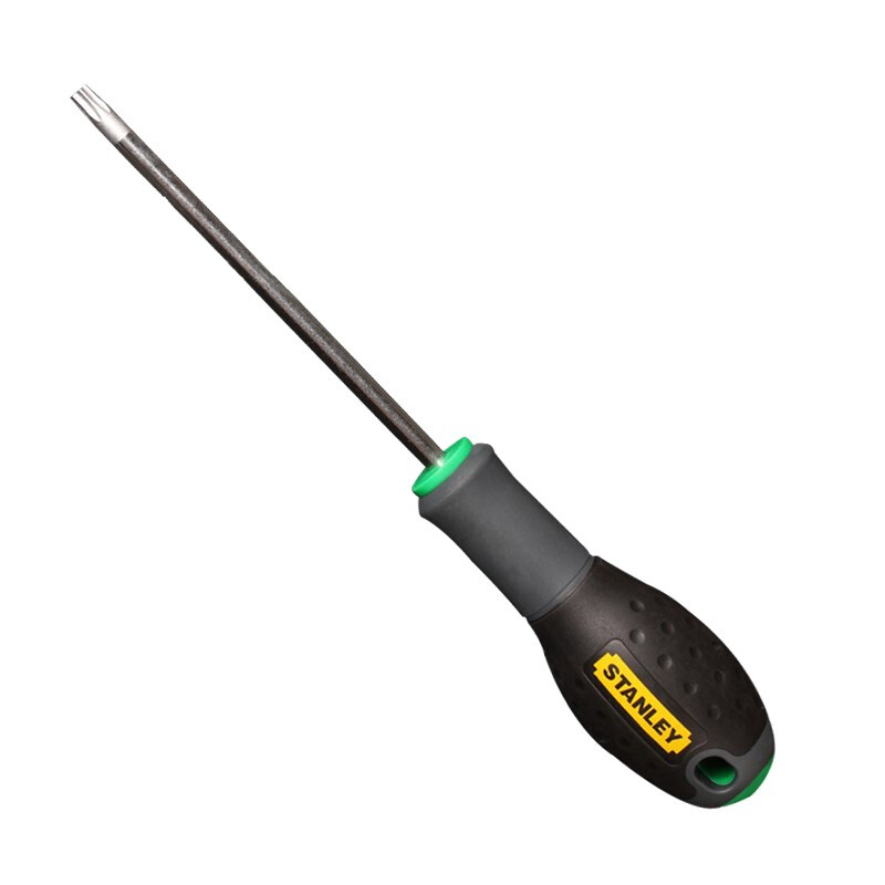 史丹利 65-340-14 三色柄中孔花形螺丝批 TT10x75mm按个销售