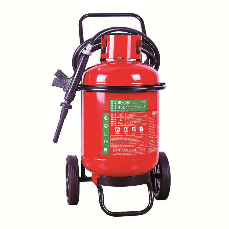 欧伦泰 MSTZ/45-D 推车式低温45L(-20℃）水基灭火器按台销售