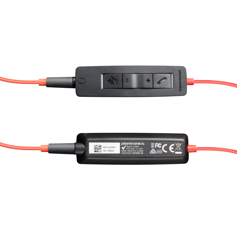缤特力 C3225 USB-A USB+3.5mm接口 双耳耳麦 降噪 黑色按个销售