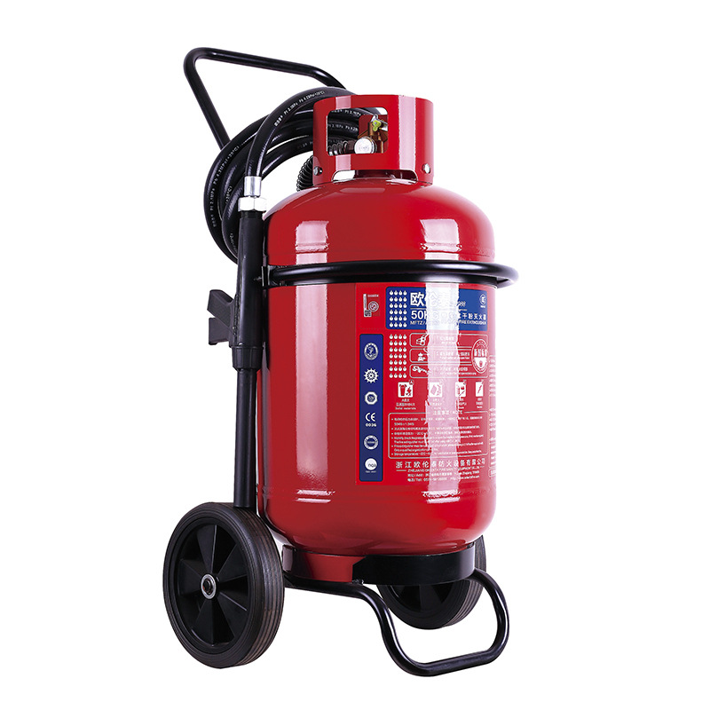 欧伦泰 MFTZ/ABC50 推车式干粉灭火器 （50kg)按台销售