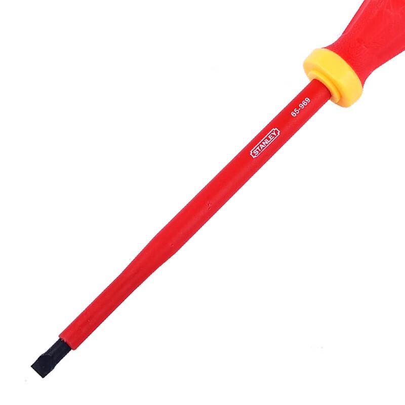 史丹利 65-969-22 绝缘一字螺丝批 6.5x150mm按把销售
