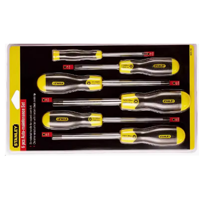 史丹利 65-156-0-23 胶柄中孔花形螺丝批 6件套按（套）销售