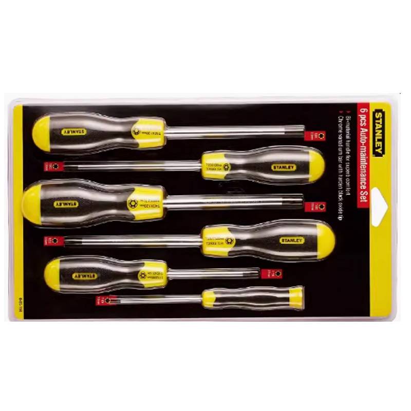 史丹利 65-156-0-23 胶柄中孔花形螺丝批 6件套按（套）销售