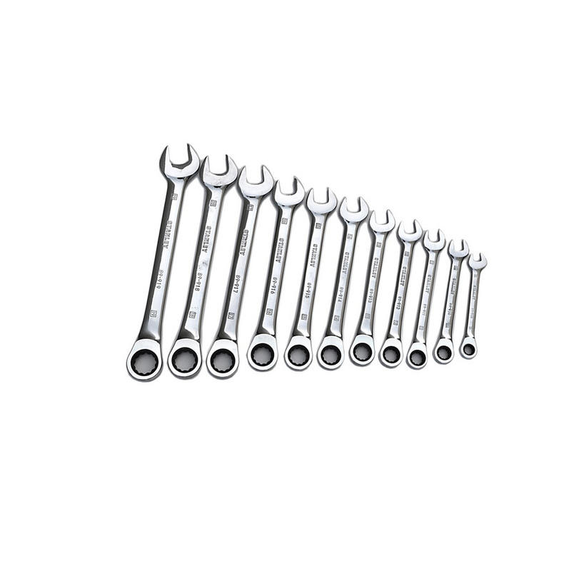 史丹利 89-908-1-22 公制精抛光棘开两用快扳 8mm按把销售