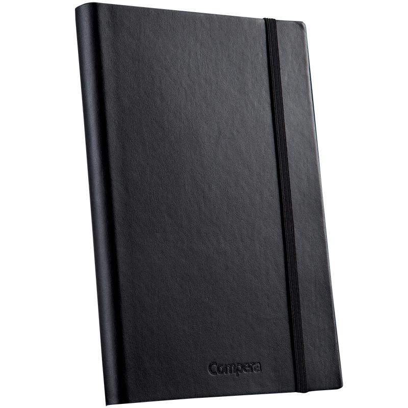 齐心 C8001 皮面笔记本 B5 154张 黑色按本销售