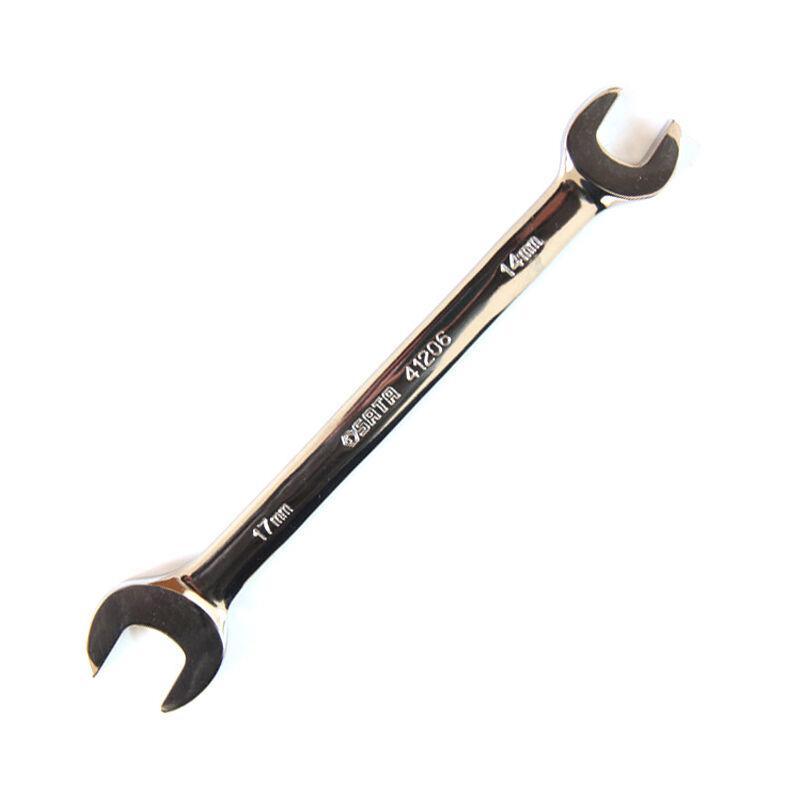 世达 41206 全抛光双开口扳手 14x17MM按（把）销售