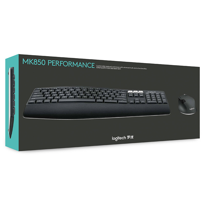 罗技 MK850 无线键鼠套装 带优联接收器 黑色按（个）销售