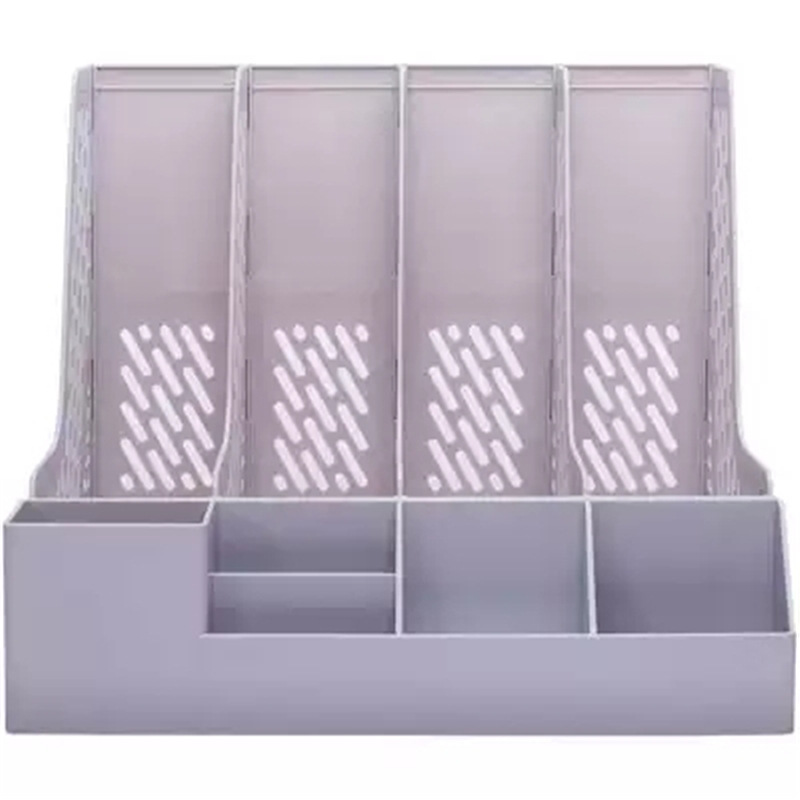 得力 78981 文件框 四联 带笔筒 320*325*275mm 灰色按（只）销售