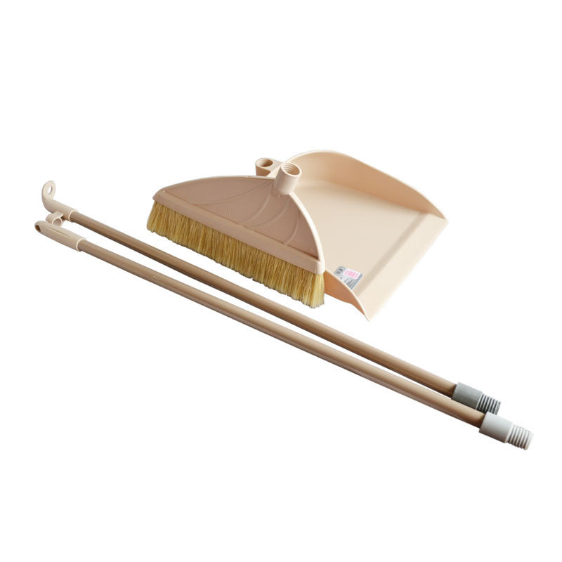 敏胤 JWL-9009 精品鬃毛扫把簸箕套装 簸箕+扫把 米咖色按（套）销售