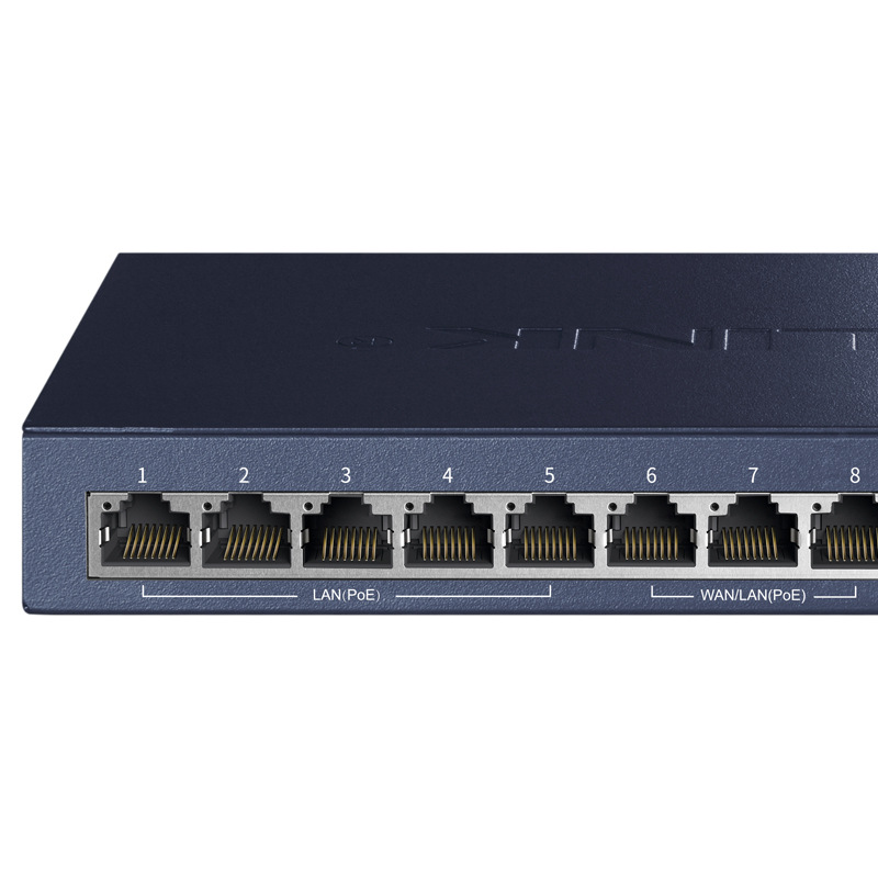 TP-LINK TL-R489GP-AC PoE/AC一体化VPN路由器 千兆 黑色按（台）销售