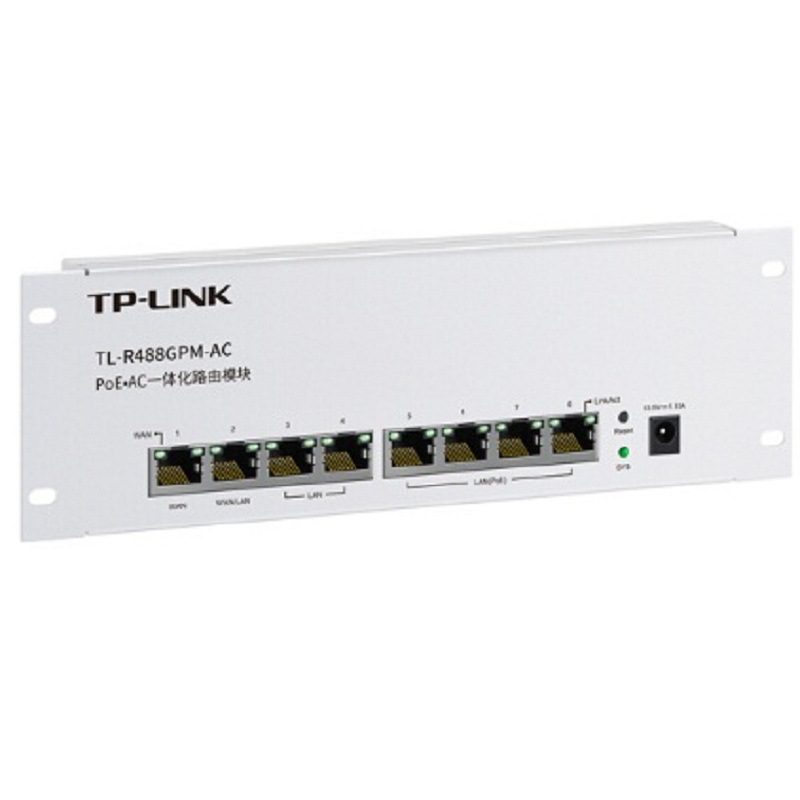 TP-LINK TL-R488GPM-AC PoE/AC一体化千兆路由器 AC1750双频 白色按台销售