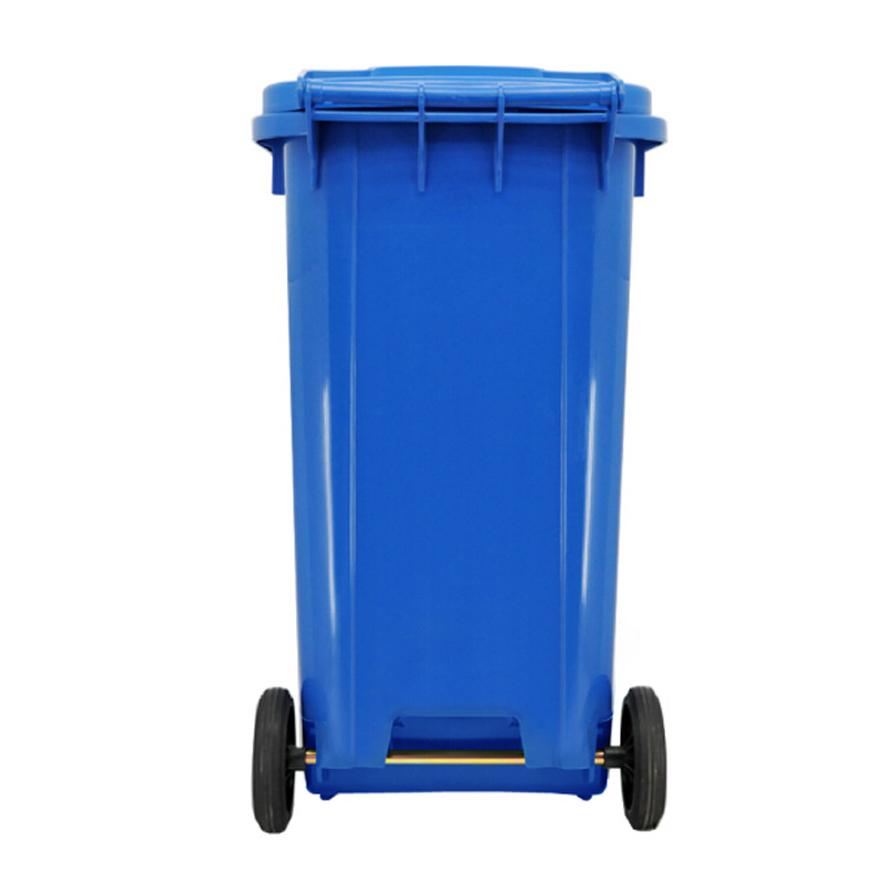 敏胤 MYL-7120 户外分类可回收物标识垃圾桶（带轮） 120L 蓝色按（个）销售