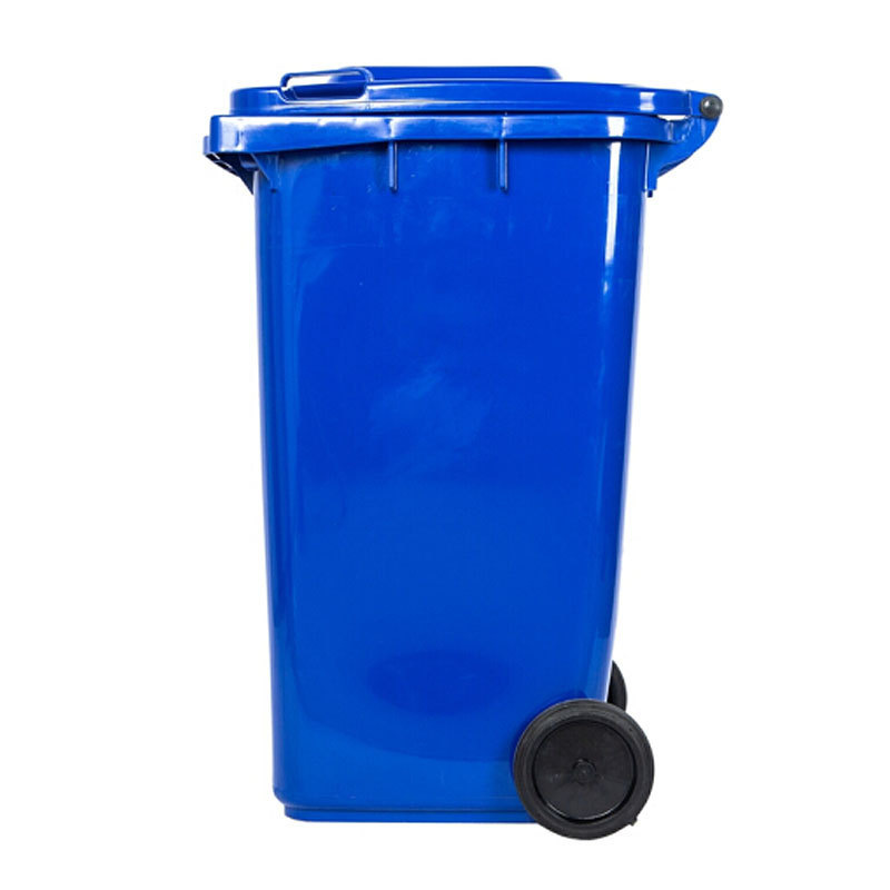 敏胤 MYL-7120 户外分类可回收物标识垃圾桶（带轮） 120L 蓝色按（个）销售