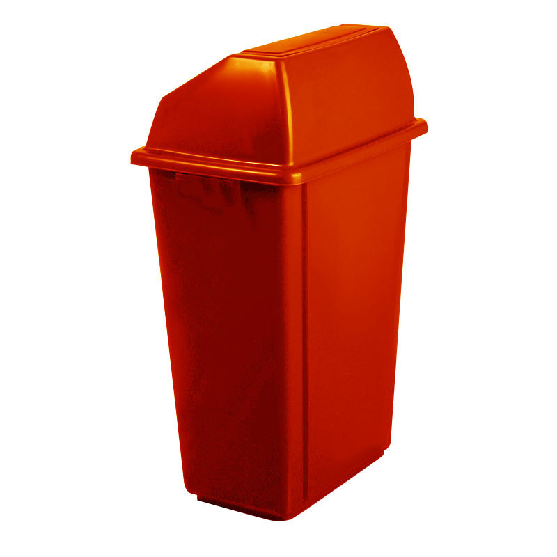 敏胤 MYL-7720 翻盖有害垃圾标识分类垃圾桶 20L 红色按(个)销售 敏胤 MYL-7720 翻盖有害垃圾标识分类垃圾桶 20L 红色按(个)销售