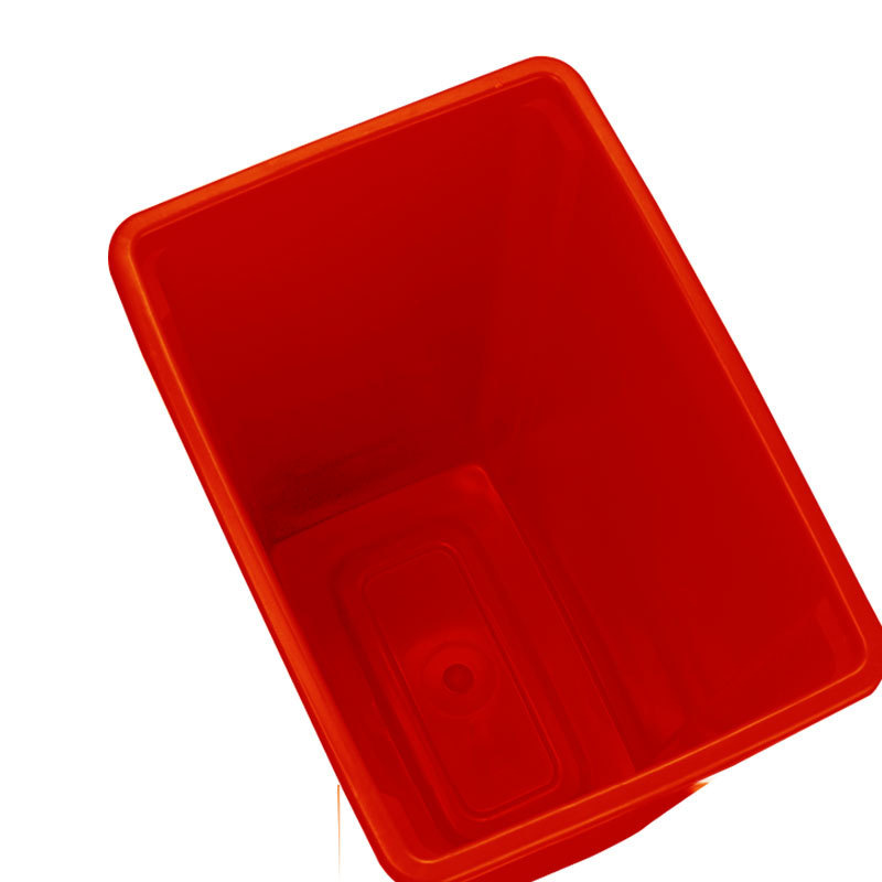 敏胤 MYL-7720 翻盖有害垃圾标识分类垃圾桶 20L 红色按(个)销售 敏胤 MYL-7720 翻盖有害垃圾标识分类垃圾桶 20L 红色按(个)销售