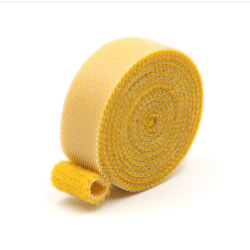 中云智创 MST201 魔术贴尼龙扎带 20mmx1米 黄色 2卷/包按包销售