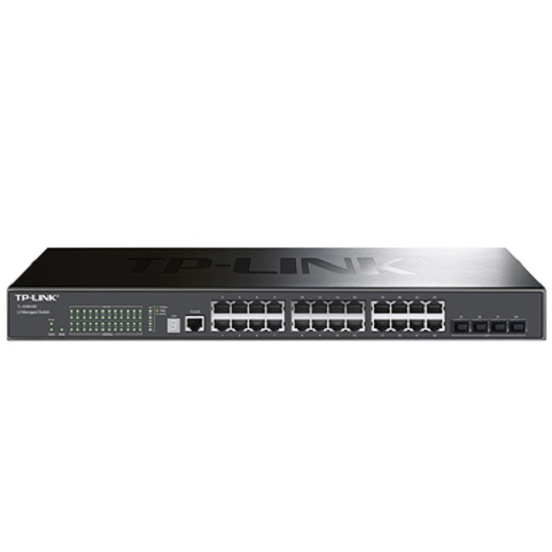 TP-LINK TL-SH6428 万兆上联堆叠式三层网管交换机 28口 黑色按（台）销售