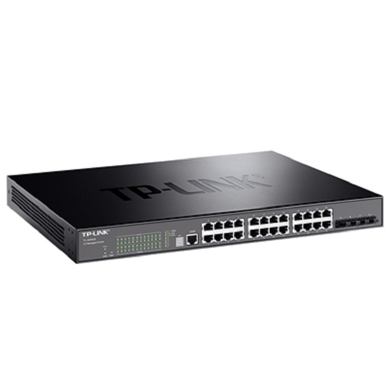 TP-LINK TL-SH6428 万兆上联堆叠式三层网管交换机 28口 黑色按（台）销售