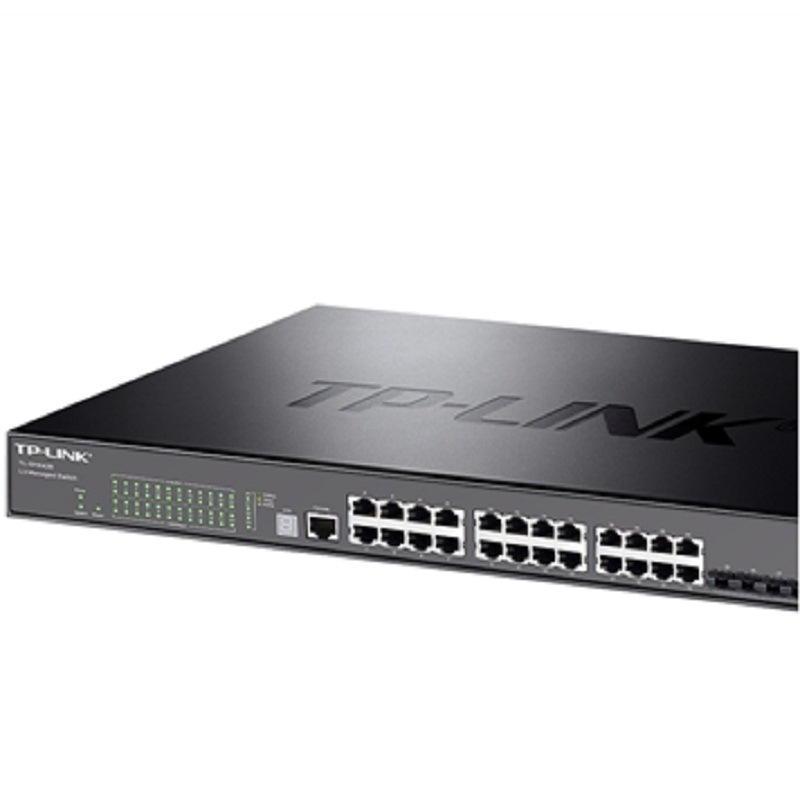 TP-LINK TL-SH6428 万兆上联堆叠式三层网管交换机 28口 黑色按（台）销售