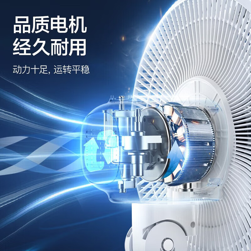 美的 FSA30YB 落地扇 7叶静音扇 350*1130mm 白色按（台）销售