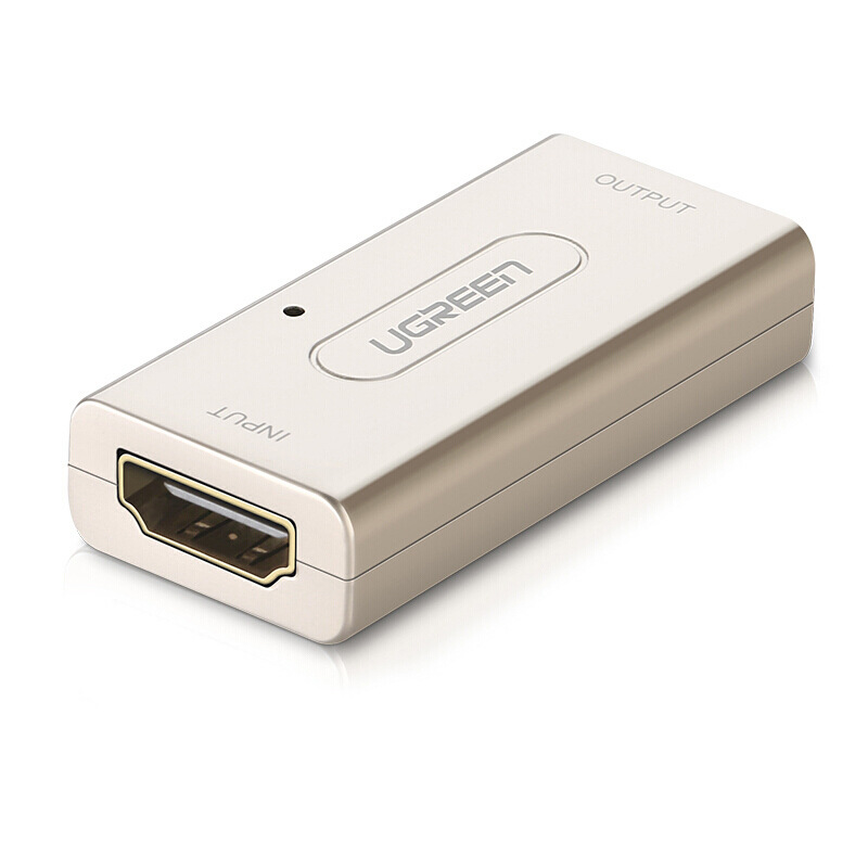 绿联 40265 HDMI线延长器60米母对母  浅灰色按个销售