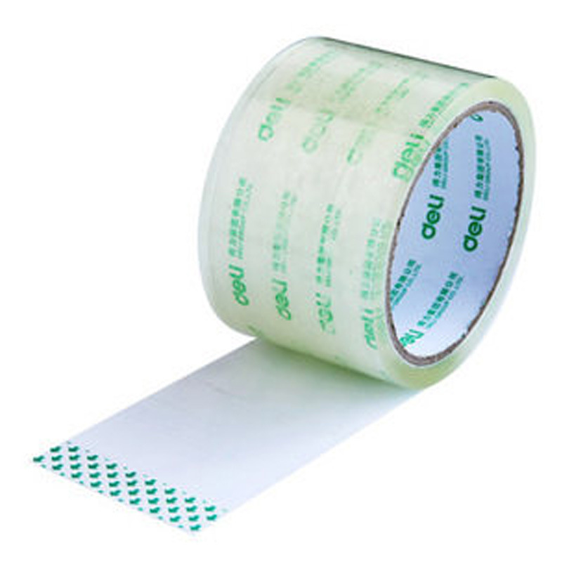得力 30321 封箱胶带 60mm*40y*50um 透明色 6卷/筒按（筒）销售