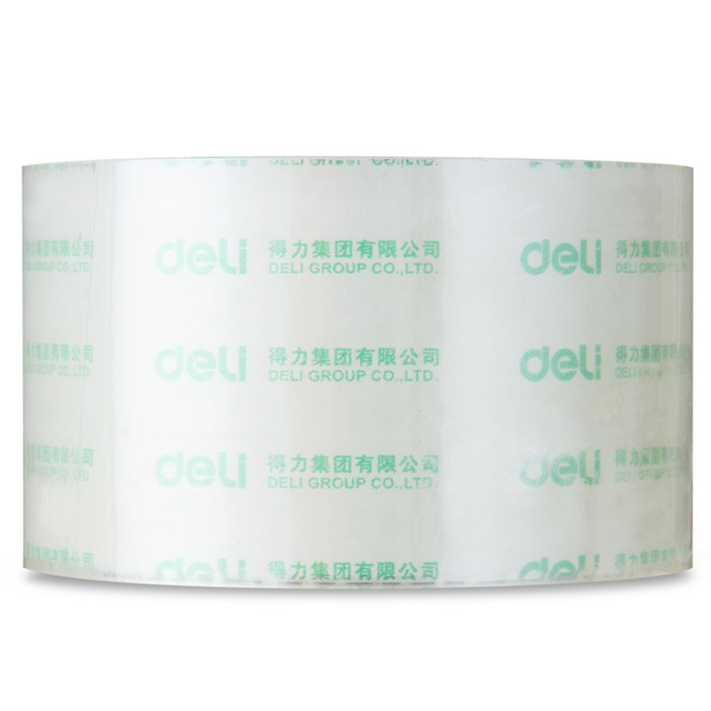 得力 30321 封箱胶带 60mm*40y*50um 透明色 6卷/筒按（筒）销售