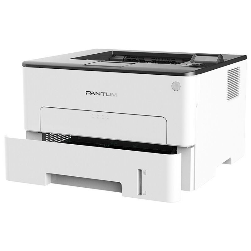 奔图 P3370DN 黑白激光打印机 A4 灰白色 单功能，USB连接，有线网络，按台销售