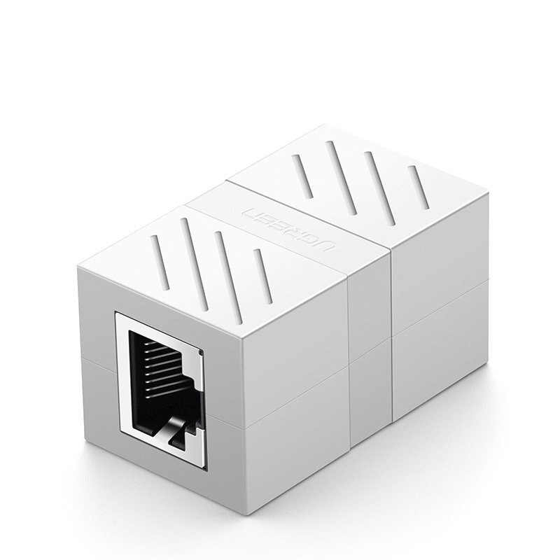 绿联 20311 RJ45千兆网线连接器直通头 单个装 白色按个销售