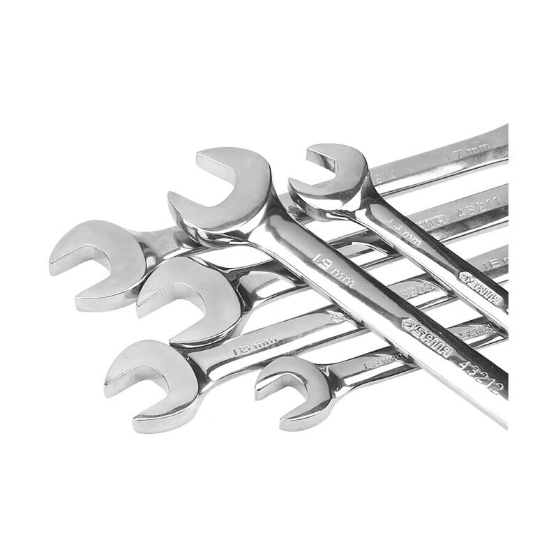 世达 43203 全抛光两用快扳 10MM按(把)销售 世达 43203 全抛光两用快扳 10MM按(把)销售